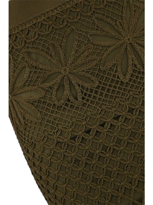 Gonna Crispo in crochet Verde PINKO | 104732 A2FFX26